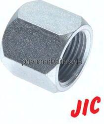 VK 3/4 JIC Verschlusskappe UNF 3/4"-16 (JIC), Stahl verzinkt