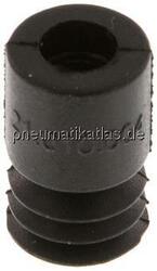 VS 10 B2 NBR Balgsauger, 2,5-fach, 9,5x3mm, NBR (schwarz)