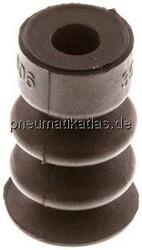 VS 14 B2 NBR Balgsauger, 2,5-fach, 14,0x10mm, NBR (schwarz)