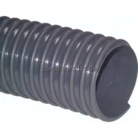 VU 76 Saug-Schlauch, PVC-Flex grau, 76mm