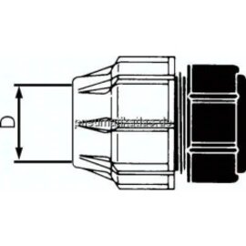 18120-63 Endstopfen für PEX-Rohr, PP, 63 mm