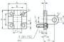 NXG 12/16 Laschenschwenkbefestigung für Kompaktzylinder 12 und 16 mm