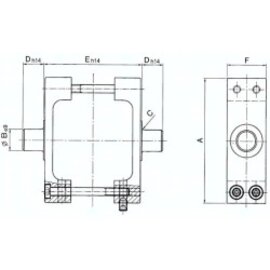 TJX 80 ISO 15552-Mittenschwenk-befestigung 80 mm (XL)