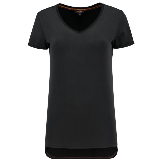 Tricorp T-Shirt Premium V-Ausschnitt Damen 104006 Black