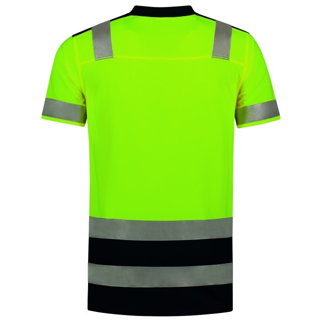 Tricorp Warnschutz Poloshirt Bicolor 203007 Fluor Yellow-Ink