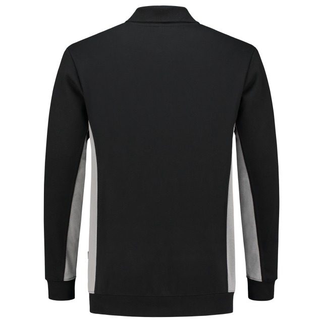 Tricorp Sweatshirt Polokragen Bicolor 302003 Black-Grey