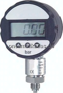 DMGB 40 ES-D24 Digital-Manometer 0 - 40 bar, Externe 24 V DC-Versorgung
