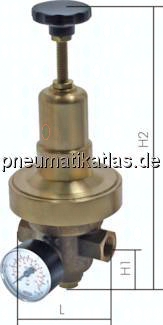 DRV 250-14 Niederdruck-Druckminderer, G 1/4