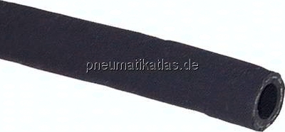 GSP 20 SCHWARZ Gummischlauch für Steckan-schlüsse 19,1x26,2mm, schwarz
