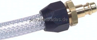 KSCX 4 NW7 Kupplungsstecker (NW7,2) 4 x 10mm TX-Schlauch, MS/Al