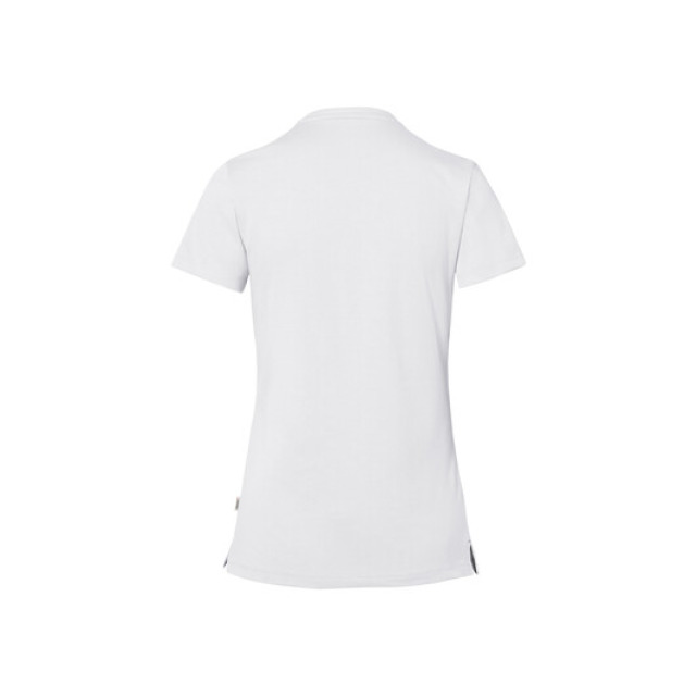 Hakro Damen-V-Shirt Cotton-Tec 169-01 weiß