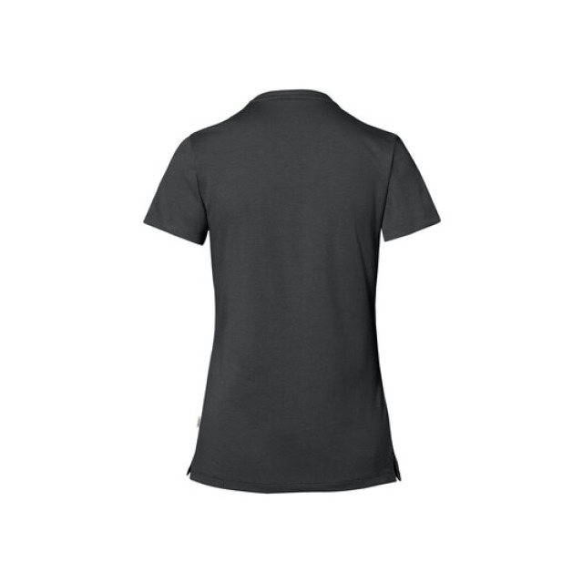 Hakro Damen-V-Shirt Cotton-Tec 169-28 anthrazit