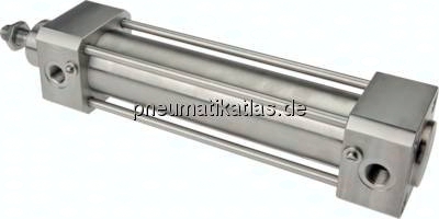 TM 125/250 ES ISO 15552-Edelstahl-Zylinder, 125, Hub 250 mm