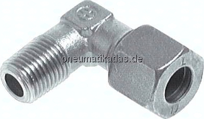WE 12 LM Winkel-Schneidringverschraub. 12 L-M 16 x 1,5 (konisch), Stahl verzinkt