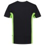 Tricorp T-Shirt Bicolor Brusttasche 102002 Black-Lime