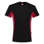 Tricorp T-Shirt Bicolor Brusttasche 102002 Black-Red