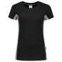 Tricorp T-Shirt Bicolor Damen 102003 Black-Grey