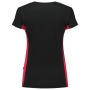 Tricorp T-Shirt Bicolor Damen 102003 Black-Red