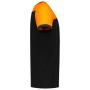 Tricorp T-Shirt Bicolor Quernaht 102006 Black-Orange