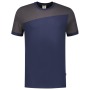 Tricorp T-Shirt Bicolor Quernaht 102006 Ink-Darkgrey