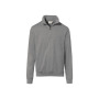 Hakro Zip-Sweatshirt Premium 451-15 grau-meliert