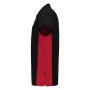 Tricorp Poloshirt Bicolor Brusttasche 202002 Black-Red