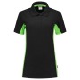 Tricorp Poloshirt Bicolor Damen 202003 Black-Lime