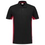 Tricorp Poloshirt Bicolor 202004 Black-Red
