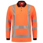 Tricorp Poloshirt EN ISO 20471 Birdseye, Langarm 203005 Fluor Orange