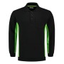 Tricorp Sweatshirt Polokragen Bicolor Brusttasche 302001 Black-Lime