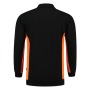 Tricorp Sweatshirt Polokragen Bicolor Brusttasche 302001 Black-Orange