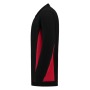 Tricorp Sweatshirt Polokragen Bicolor Brusttasche 302001 Black-Red