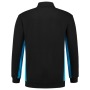 Tricorp Sweatshirt Polokragen Bicolor Brusttasche 302001 Black-Turquoise