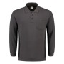 Tricorp Sweatshirt Polokragen Bicolor Brusttasche 302001 Darkgrey-Black