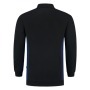 Tricorp Sweatshirt Polokragen Bicolor Brusttasche 302001 Navy-Royalblue