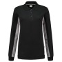 Tricorp Sweatshirt Polokragen Bicolor Damen 302002 Black-Grey