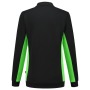 Tricorp Sweatshirt Polokragen Bicolor Damen 302002 Black-Lime