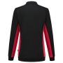 Tricorp Sweatshirt Polokragen Bicolor Damen 302002 Black-Red