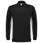 Tricorp Sweatshirt Polokragen Bicolor 302003 Black-Grey