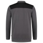 Tricorp Sweatshirt Polokragen Bicolor Quernaht 302004 Darkgrey-Black