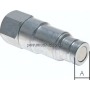 FFS 14 DE Flat-Face-Stecker mit Druck-eleminator, G 1/4