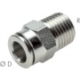 IQSG 1410 ES Gerader Steckanschluss R 1/4"-10mm, IQS-Edelstahl