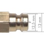 KDTG 13/3845 BA 45°-Temperierkupplungsdose 13mm Zapfen,G 3/8