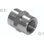 MU 112 HD ES Hochdruck-Muffe G 1 1/2"-G 1 1/2", 1.4571