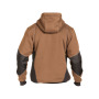 DASSY Pulse Sweatshirt-Jacke 300400 6541 LEHMBRAUN/ANTHRAZITGRAU