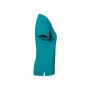 Hakro Damen-V-Shirt Cotton-Tec 169-12 smaragd